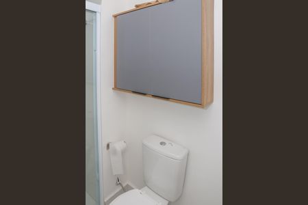 Apartamento para alugar com 28m², 1 quarto e sem vagaBanheiro da Suíte