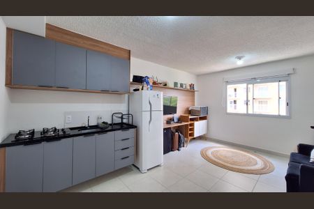 Sala/Cozinha/Área de serviço de apartamento para alugar com 1 quarto, 32m² em Parque Industrial Tomas Edson, São Paulo