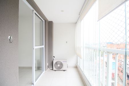 Varanda da Sala de apartamento à venda com 1 quarto, 44m² em Vila Andrade, São Paulo