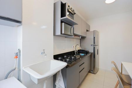 Apartamento à venda com 28m², 1 quarto e sem vagaCozinha e área de serviço