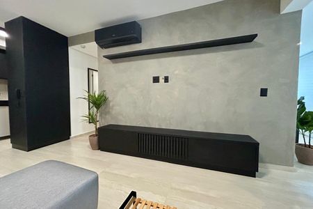 Sala de apartamento à venda com 1 quarto, 53m² em Indianópolis, São Paulo