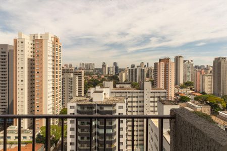 Vista da Sacada de apartamento à venda com 1 quarto, 39m² em Vila Olímpia, São Paulo