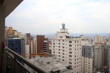 Studio à venda com 24m², 1 quarto e sem vagaVaranda