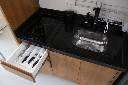 Studio à venda com 24m², 1 quarto e sem vagaCozinha