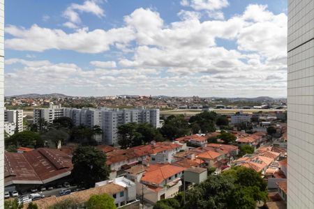 Vista da varanda da sala de apartamento para alugar com 3 quartos, 76m² em Pampulha, Belo Horizonte