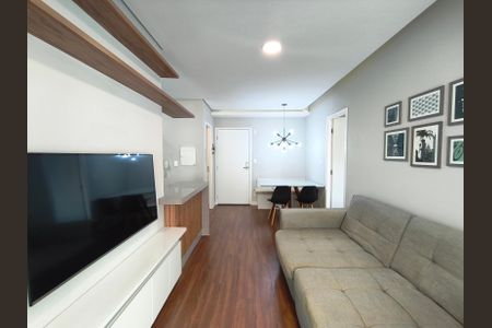 Sala de apartamento à venda com 1 quarto, 49m² em Vila Mariana, São Paulo