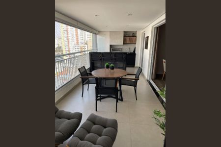 Varanda de apartamento à venda com 3 quartos, 132m² em Vila Zilda, São Paulo