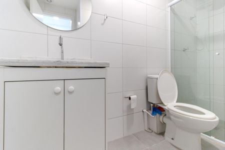 Studio para alugar com 24m², 1 quarto e sem vaga Studio para alugar com 24m², 1 quarto e sem vagaBanheiro