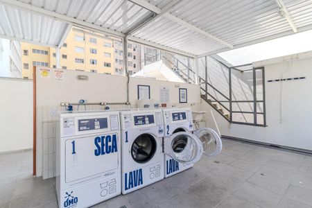 Studio para alugar com 24m², 1 quarto e sem vaga Studio para alugar com 24m², 1 quarto e sem vagaLavanderia