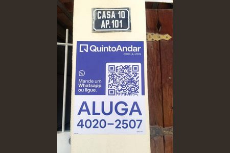 Casa de condomínio para alugar com 49m², 1 quarto e sem vagaPlaca