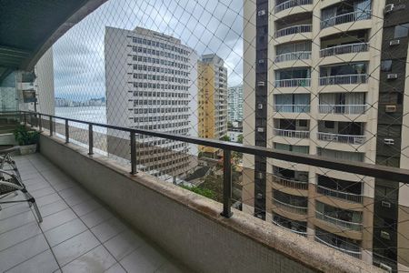 Varanda da Sala de apartamento para alugar com 3 quartos, 98m² em Centro, Guarujá