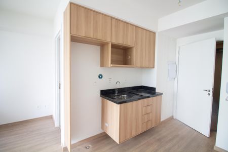 Cozinha de kitnet/studio à venda com 1 quarto, 27m² em Brooklin Paulista, São Paulo