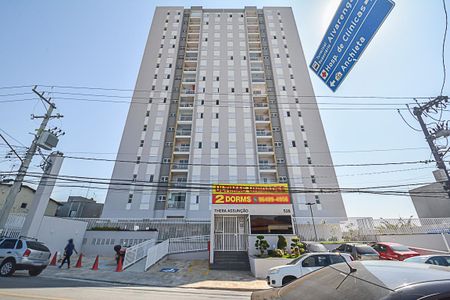 Apartamento à venda com 48m², 2 quartos e 1 vagaFachada e portaria