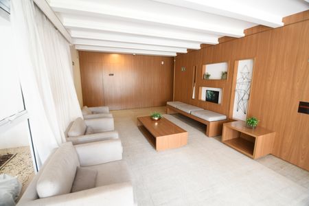 Apartamento para alugar com 65m², 2 quartos e 2 vagasHall social