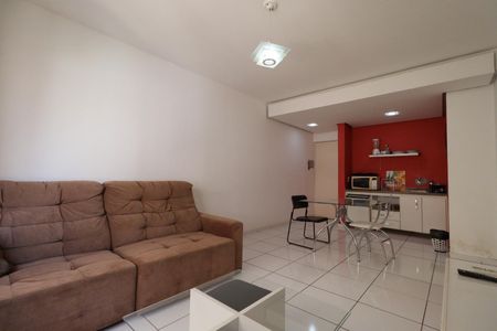 Sala de apartamento para alugar com 1 quarto, 50m² em Centro, Ribeirão Preto