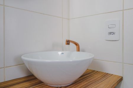 Apartamento para alugar com 24m², 1 quarto e sem vaga Apartamento para alugar com 24m², 1 quarto e sem vagaBanheiro da Suíte