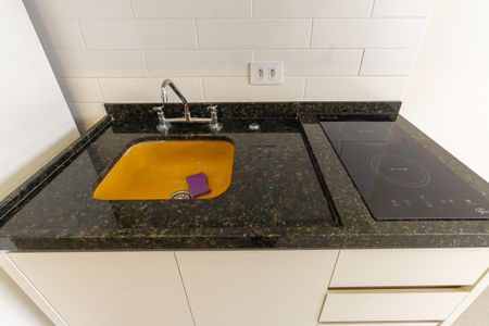 Sala/Cozinha de kitnet/studio para alugar com 1 quarto, 29m² em Vila Aricanduva, São Paulo