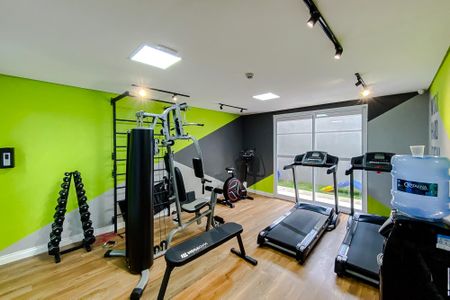 Studio para alugar com 20m², 1 quarto e sem vaga Studio para alugar com 20m², 1 quarto e sem vagaÁrea comum - Academia