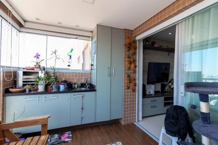 Varanda da Sala de apartamento para alugar com 2 quartos, 61m² em Vila Dom Pedro Ii, São Paulo