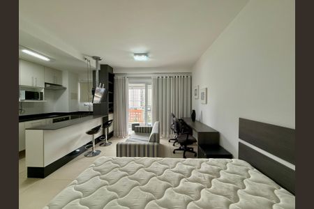 Studio para alugar com 38m², 0 quarto e 1 vaga Studio para alugar com 38m², 0 quarto e 1 vagaQuarto