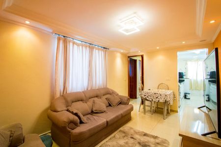 Sala de apartamento à venda com 2 quartos, 55m² em Jardim Alvorada, Santo André