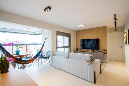 Sala de apartamento à venda com 2 quartos, 76m² em Vila Gilda, Santo André