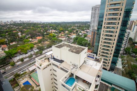 Sacada Vista de apartamento para alugar com 1 quarto, 26m² em Campo Belo, São Paulo