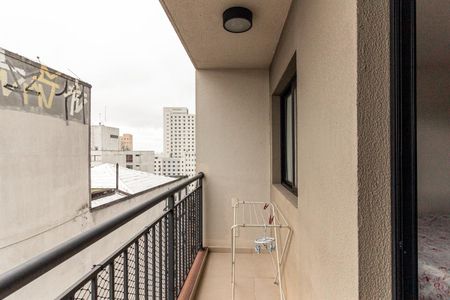 Varanda do Studio de kitnet/studio à venda com 1 quarto, 26m² em Santa Ifigênia, São Paulo