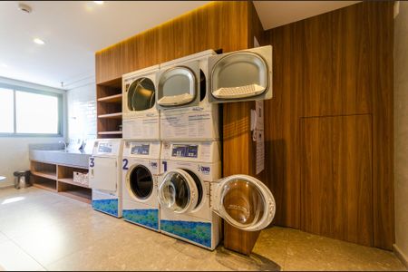 Studio para alugar com 30m², 1 quarto e sem vaga Studio para alugar com 30m², 1 quarto e sem vagaLavanderia