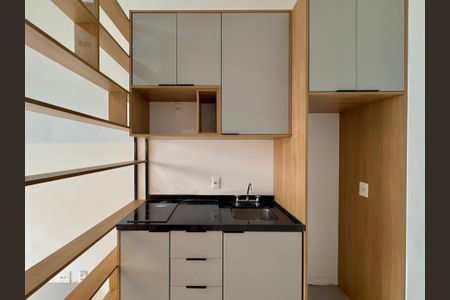 Studio à venda com 32m², 1 quarto e sem vagaCozinha  