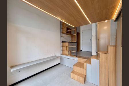 Studio à venda com 32m², 1 quarto e sem vagaSala