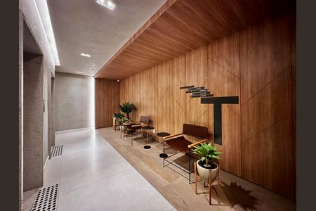 Studio à venda com 32m², 1 quarto e sem vagaHall Social Bloco  