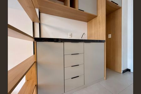 Studio à venda com 32m², 1 quarto e sem vagaCozinha  