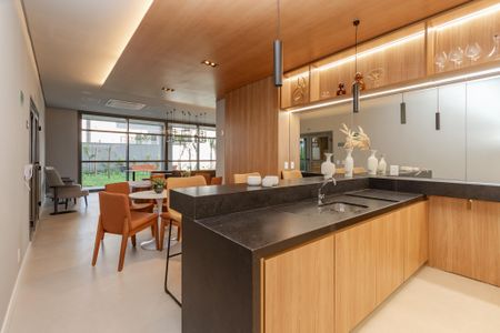 Apartamento para alugar com 32m², 1 quarto e sem vaga Apartamento para alugar com 32m², 1 quarto e sem vagaÁrea comum - Salão de Festas