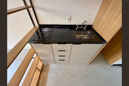 Studio à venda com 32m², 1 quarto e sem vagaCozinha  