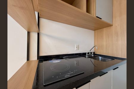 Studio à venda com 32m², 1 quarto e sem vagaCozinha  