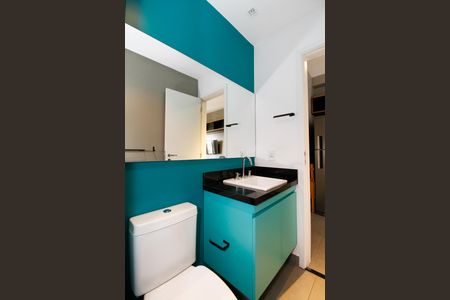 Studio para alugar com 33m², 1 quarto e 1 vaga Studio para alugar com 33m², 1 quarto e 1 vagaBanheiro Social