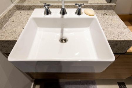 Studio para alugar com 28m², 1 quarto e sem vaga Studio para alugar com 28m², 1 quarto e sem vagaBanheiro