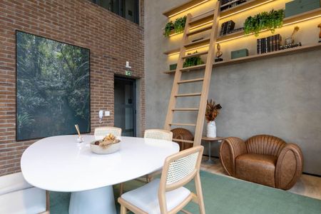 Studio para alugar com 28m², 1 quarto e sem vaga Studio para alugar com 28m², 1 quarto e sem vagaÁrea comum - Coworking