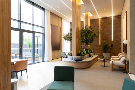 Studio para alugar com 28m², 1 quarto e sem vaga Studio para alugar com 28m², 1 quarto e sem vagaÁrea comum - Salão de festas