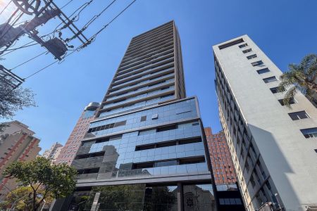 Studio para alugar com 47m², 1 quarto e sem vaga Studio para alugar com 47m², 1 quarto e sem vagaFachada