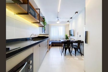 Cozinha de apartamento à venda com 2 quartos, 33m² em Brás, São Paulo