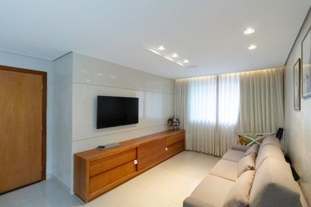 Sala de apartamento à venda com 4 quartos, 260m² em Colégio Batista, Belo Horizonte