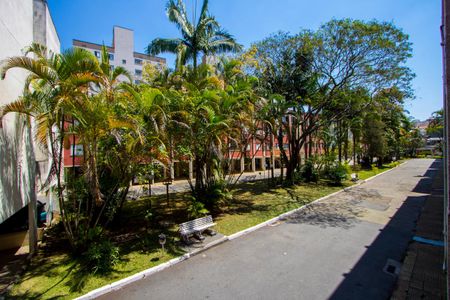 Vista da sala de apartamento à venda com 2 quartos, 59m² em Vila Tibiriçá, Santo André