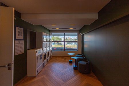 Studio à venda com 26m², 1 quarto e sem vagaLavanderia