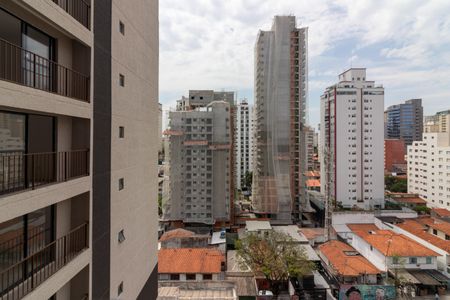 Vista da Sacada de kitnet/studio à venda com 1 quarto, 26m² em Vila Olímpia, São Paulo