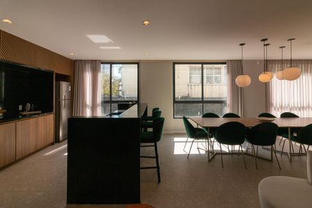 Studio à venda com 26m², 1 quarto e sem vagaÁrea comum - Salão de festas