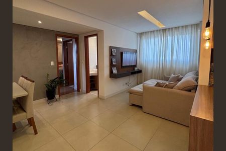 Sala de apartamento à venda com 2 quartos, 54m² em Carmo, Belo Horizonte