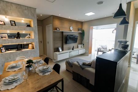 Sala de Jantar de apartamento à venda com 2 quartos, 63m² em Fazenda Morumbi, São Paulo