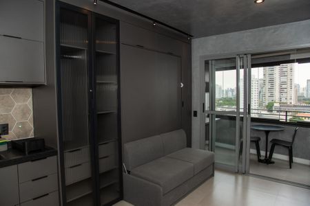 Sala de apartamento à venda com 1 quarto, 35m² em Jardim das Acacias, São Paulo